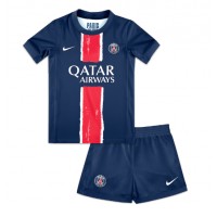 Paris Saint-Germain Heimtrikotsatz Kinder 2024-25 Kurzarm (+ Kurze Hosen)